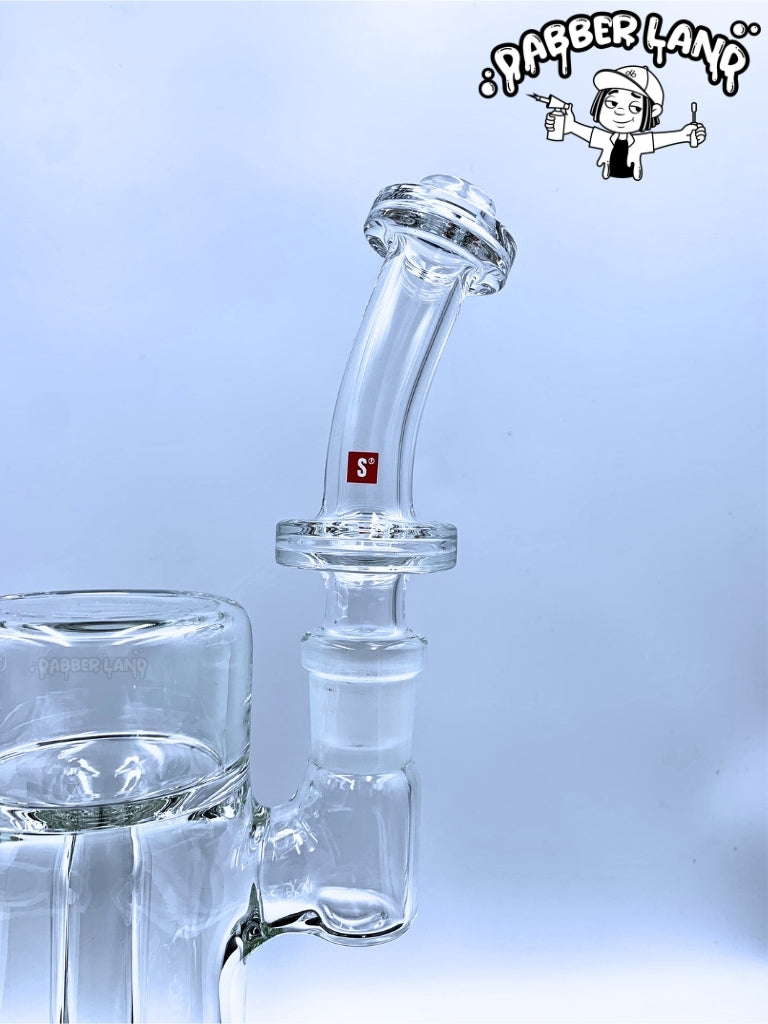 Sky Glass Inc - Binary Bubbler Dab Rig 18mm Single Hole Bowl