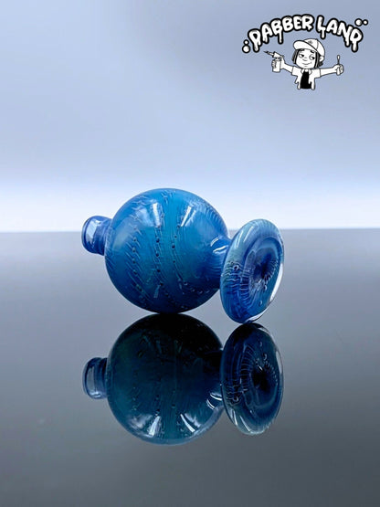 US glass ball carb cap with bubbles and silver fumed For Quartz Banger 29mm