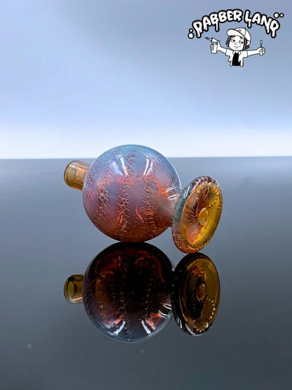 US glass ball carb cap with bubbles and silver fumed For Quartz Banger 29mm