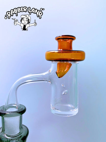 Clear Vortex Carb Cap 35mm Carb Cap For Quartz Banger