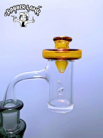 Clear Vortex Carb Cap 35mm Carb Cap For Quartz Banger