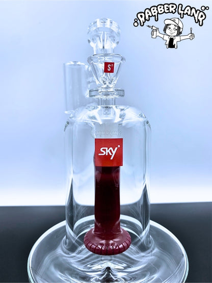 Sky Glass Inc - Neutron Recycler Dab Rig 14mm Single Hole Bowl (Clear)