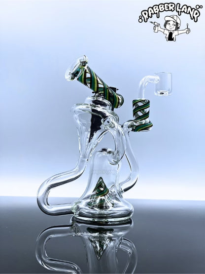 Phoenix Star 6.5 Inches Recycling Dab Rig With American Northstar Glass Rod