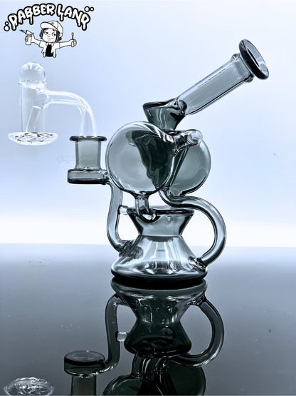 Phoenix Star Dab Kit - 7pcs Smoking Set with Recycler Bong Gift