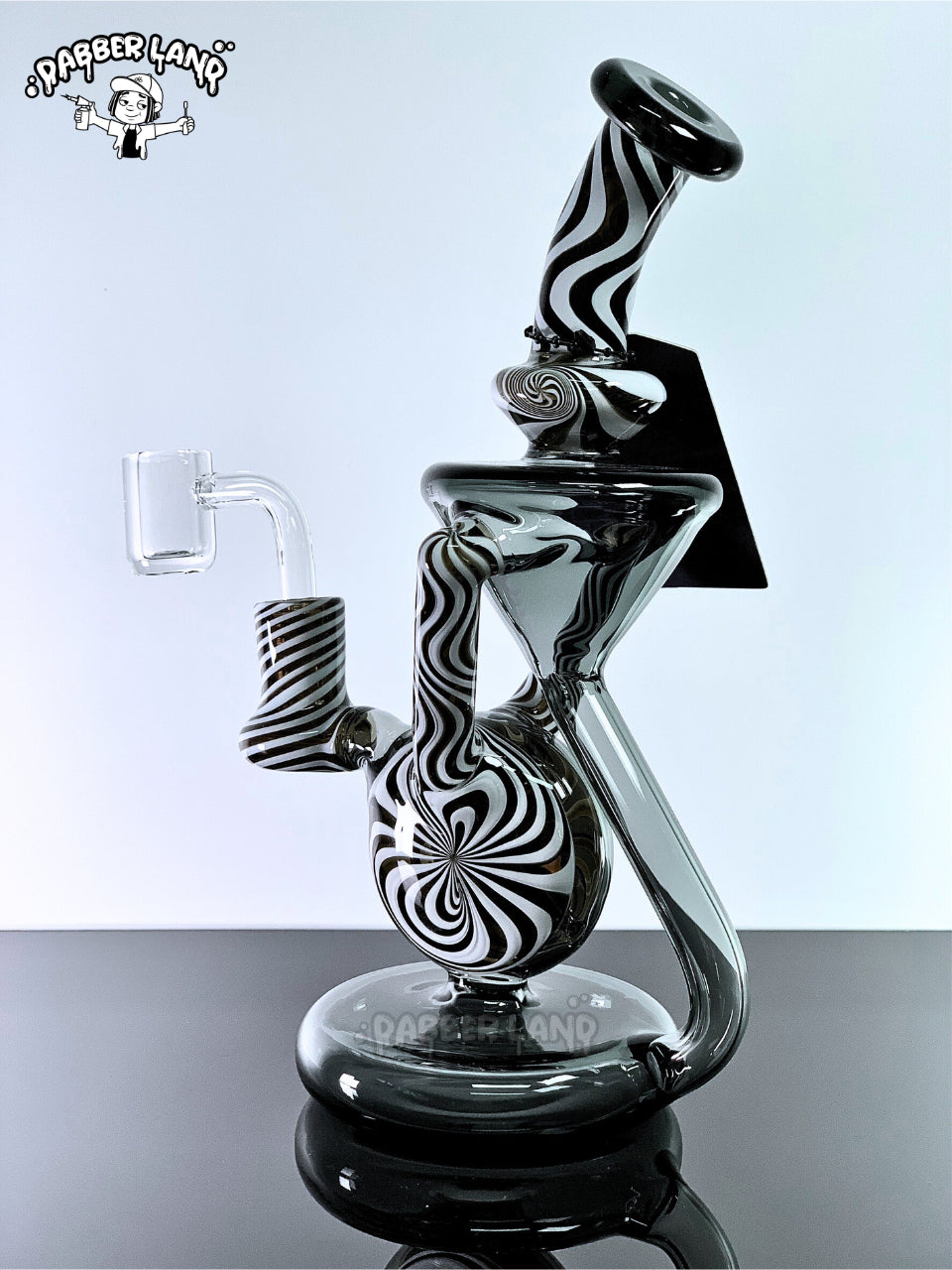 Reb Bull Recycler Dab Rig 8 Inches