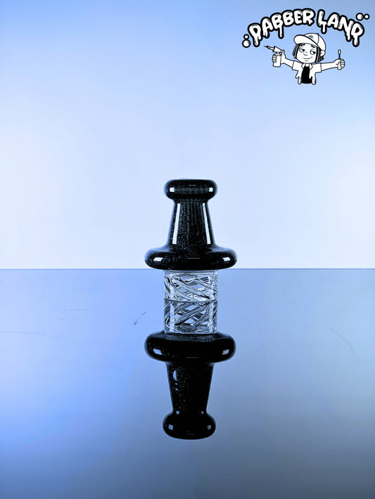 Quartz Banger Dichro Spinning 22mm Carb Cap for Dab rig